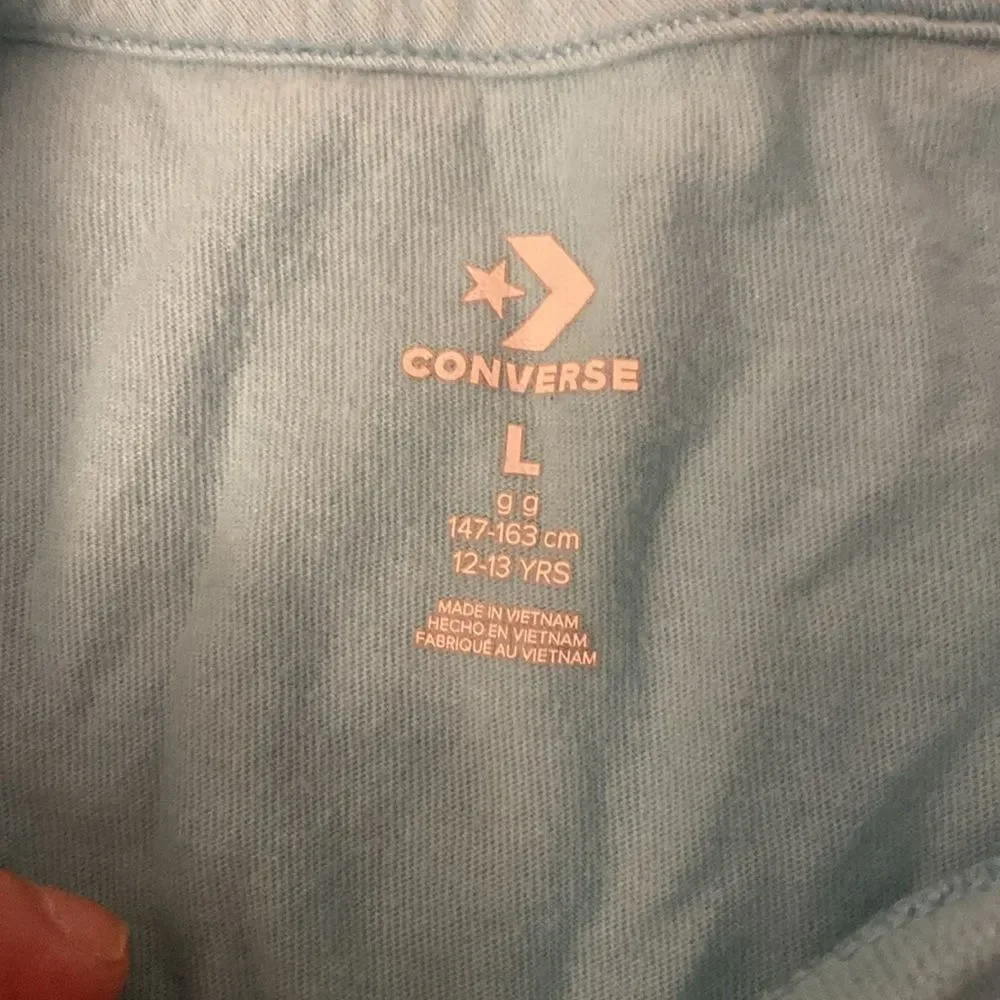 Converse Kids Blue Long Sleeve Shirt